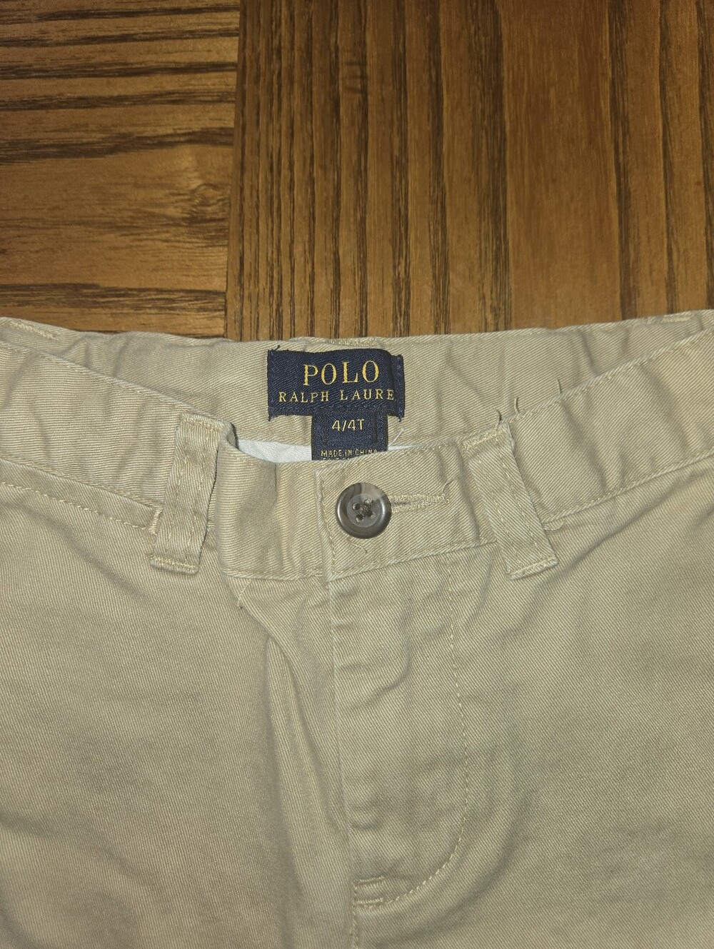 NWOT Polo Ralph Lauren Boys Twill Chino Pants Size 4T - Picture 2 of 6